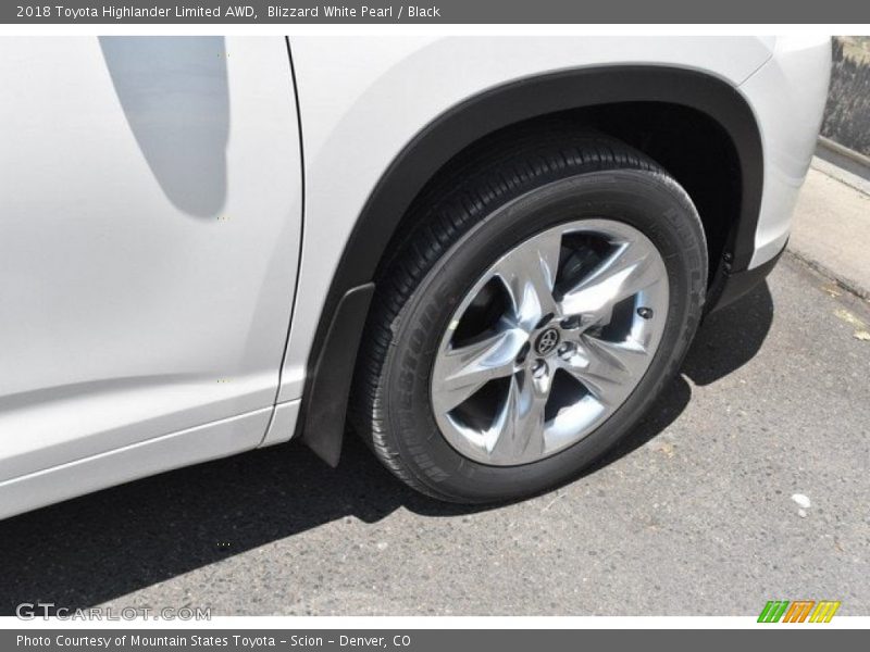 Blizzard White Pearl / Black 2018 Toyota Highlander Limited AWD