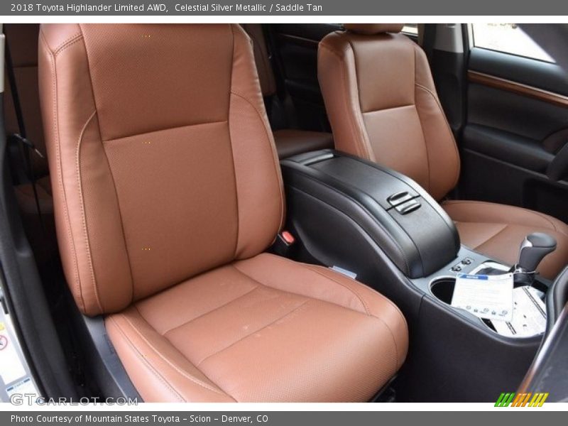 Celestial Silver Metallic / Saddle Tan 2018 Toyota Highlander Limited AWD