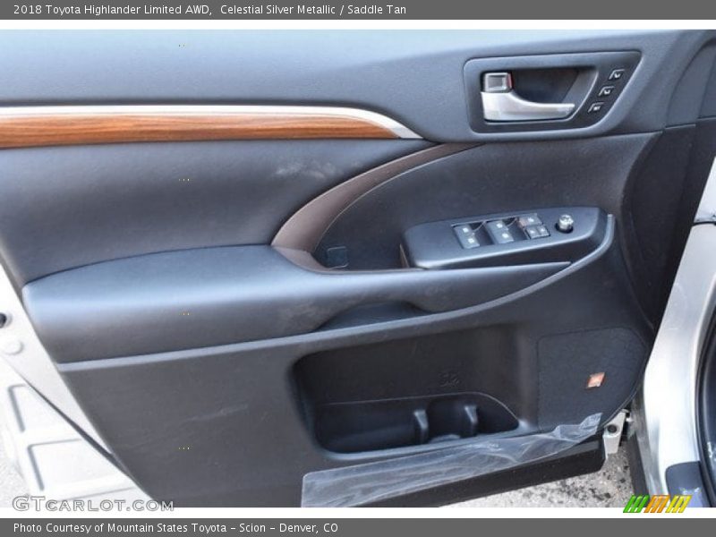 Celestial Silver Metallic / Saddle Tan 2018 Toyota Highlander Limited AWD