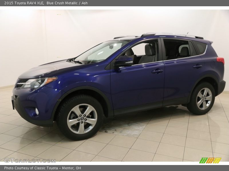 Blue Crush Metallic / Ash 2015 Toyota RAV4 XLE
