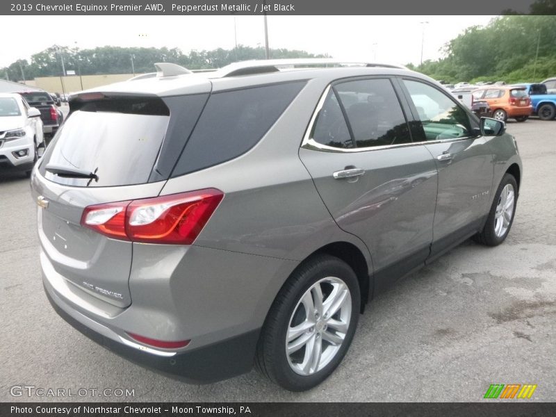 Pepperdust Metallic / Jet Black 2019 Chevrolet Equinox Premier AWD