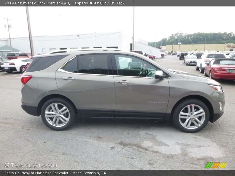 Pepperdust Metallic / Jet Black 2019 Chevrolet Equinox Premier AWD