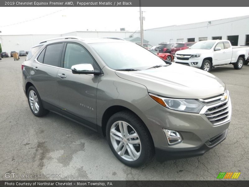 Pepperdust Metallic / Jet Black 2019 Chevrolet Equinox Premier AWD