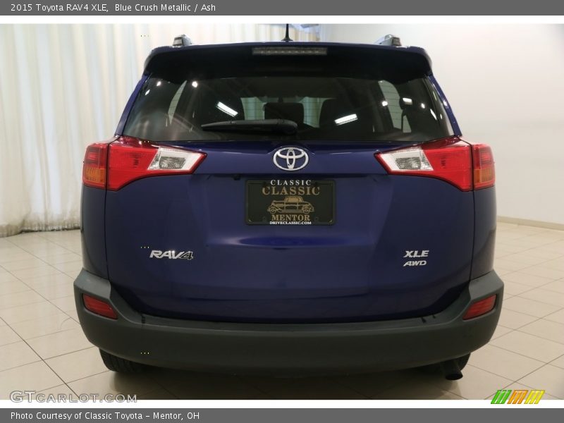 Blue Crush Metallic / Ash 2015 Toyota RAV4 XLE
