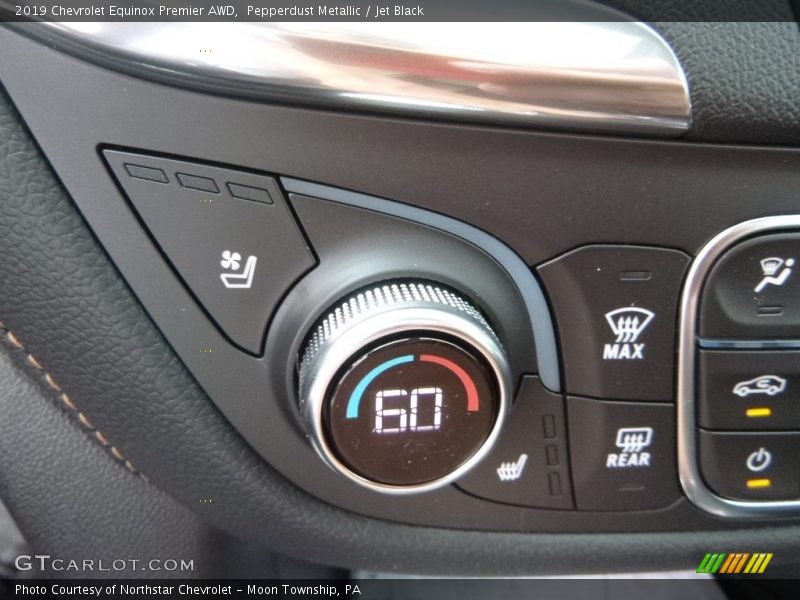 Pepperdust Metallic / Jet Black 2019 Chevrolet Equinox Premier AWD