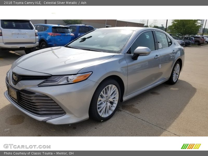 Celestial Silver Metallic / Ash 2018 Toyota Camry XLE