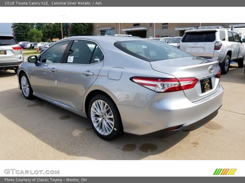 Celestial Silver Metallic / Ash 2018 Toyota Camry XLE