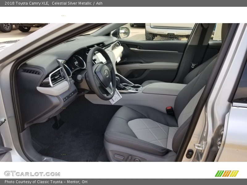 Celestial Silver Metallic / Ash 2018 Toyota Camry XLE