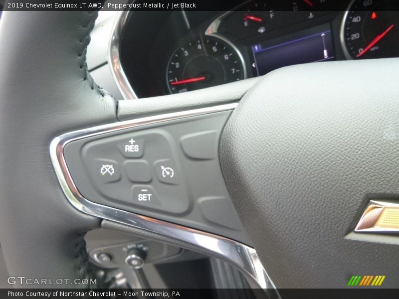 Pepperdust Metallic / Jet Black 2019 Chevrolet Equinox LT AWD