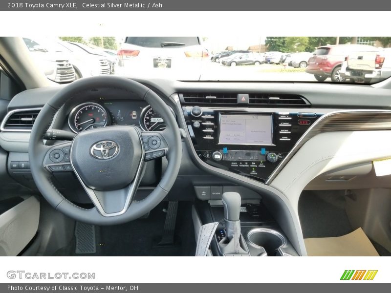 Celestial Silver Metallic / Ash 2018 Toyota Camry XLE