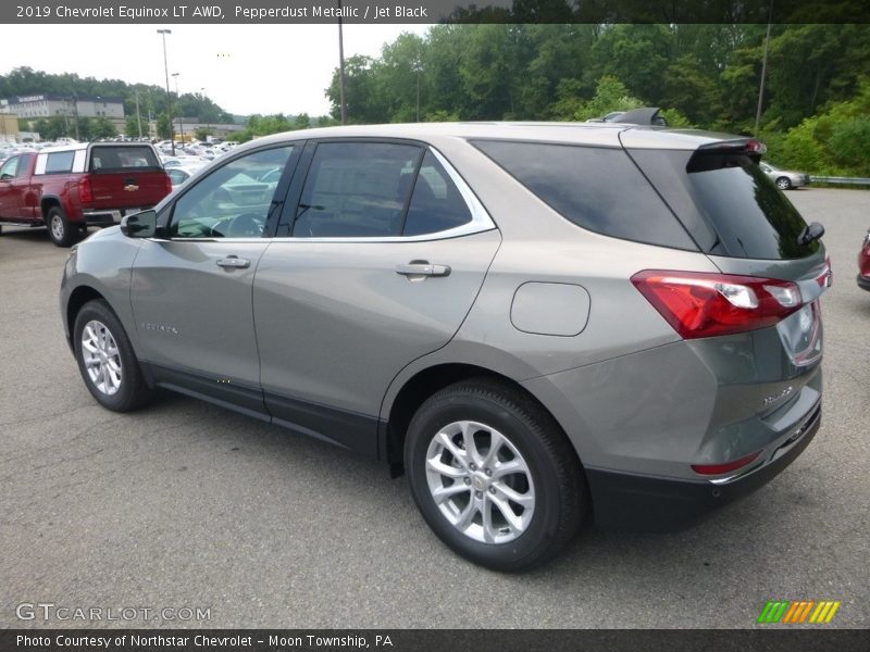 Pepperdust Metallic / Jet Black 2019 Chevrolet Equinox LT AWD