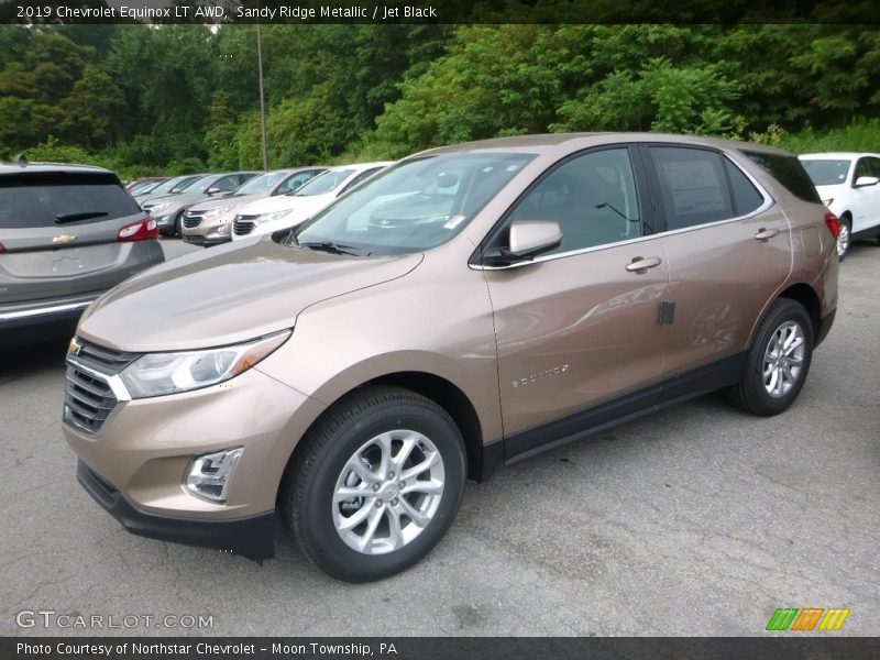 Sandy Ridge Metallic / Jet Black 2019 Chevrolet Equinox LT AWD