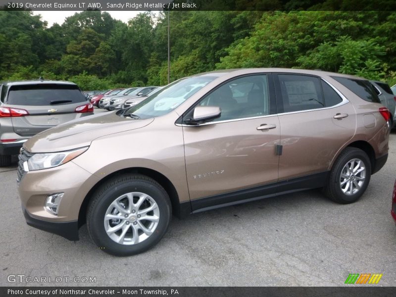 Sandy Ridge Metallic / Jet Black 2019 Chevrolet Equinox LT AWD