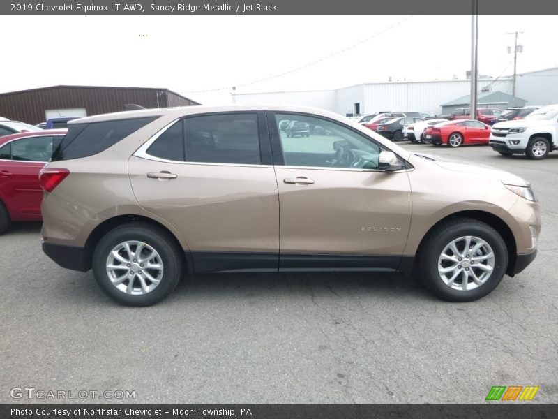 Sandy Ridge Metallic / Jet Black 2019 Chevrolet Equinox LT AWD