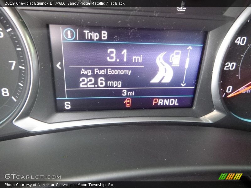 Sandy Ridge Metallic / Jet Black 2019 Chevrolet Equinox LT AWD