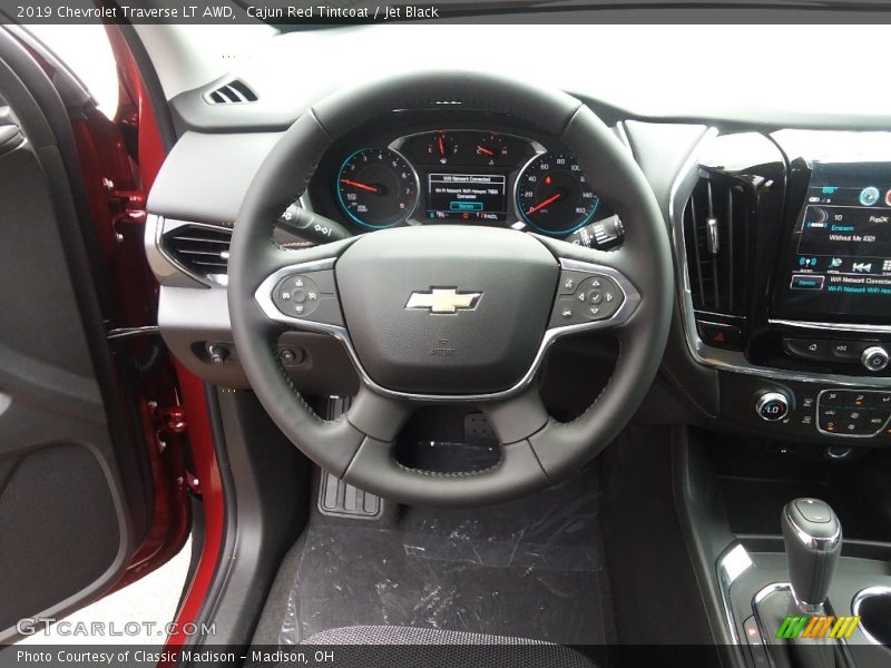 Cajun Red Tintcoat / Jet Black 2019 Chevrolet Traverse LT AWD