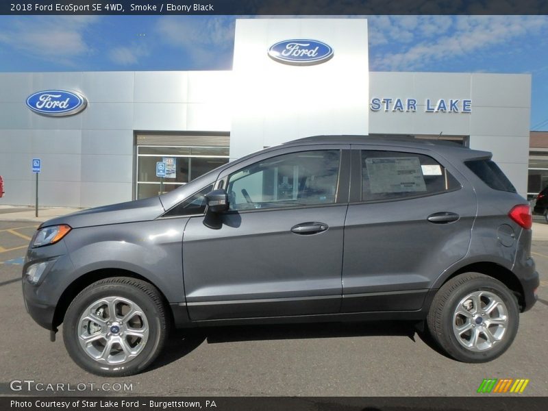 Smoke / Ebony Black 2018 Ford EcoSport SE 4WD