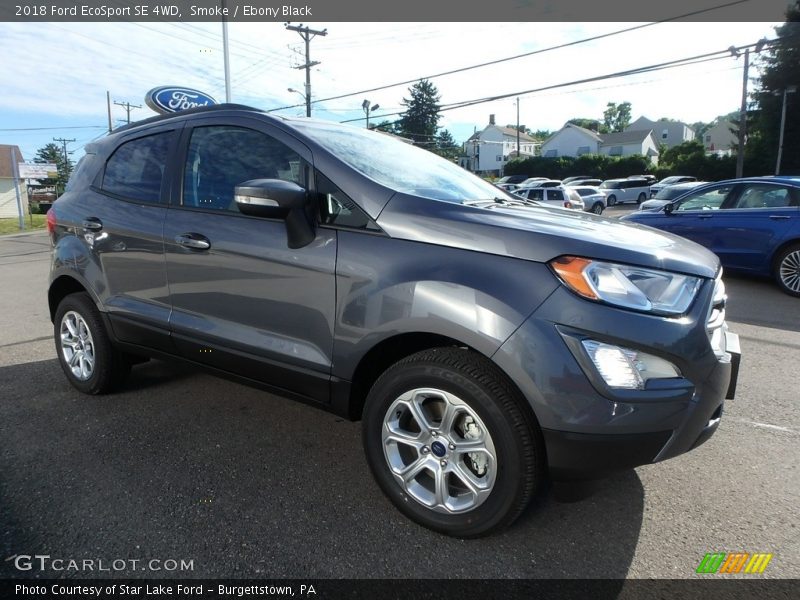 Smoke / Ebony Black 2018 Ford EcoSport SE 4WD