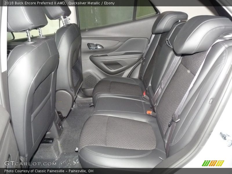 Quicksilver Metallic / Ebony 2018 Buick Encore Preferred II AWD