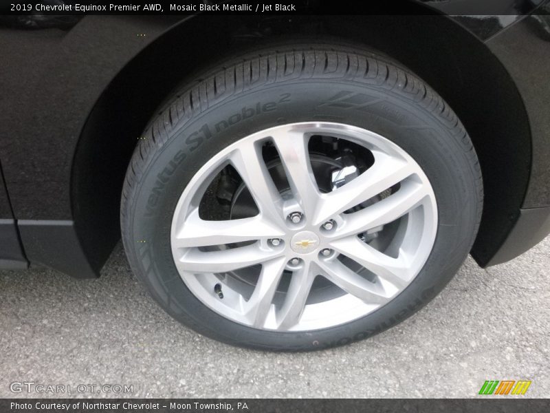 Mosaic Black Metallic / Jet Black 2019 Chevrolet Equinox Premier AWD