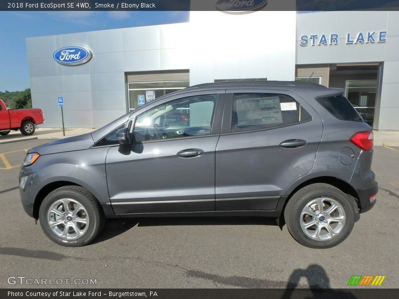 Smoke / Ebony Black 2018 Ford EcoSport SE 4WD