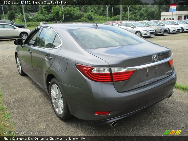 Nebula Gray Pearl / Black 2013 Lexus ES 350