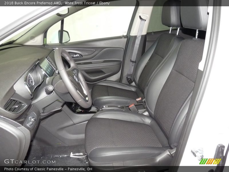 White Frost Tricoat / Ebony 2018 Buick Encore Preferred AWD
