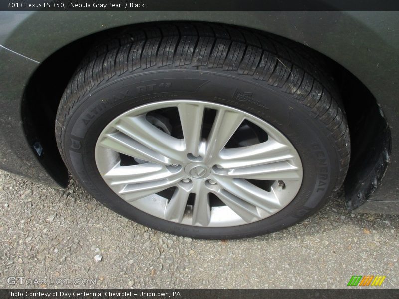 Nebula Gray Pearl / Black 2013 Lexus ES 350