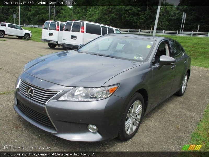 Nebula Gray Pearl / Black 2013 Lexus ES 350