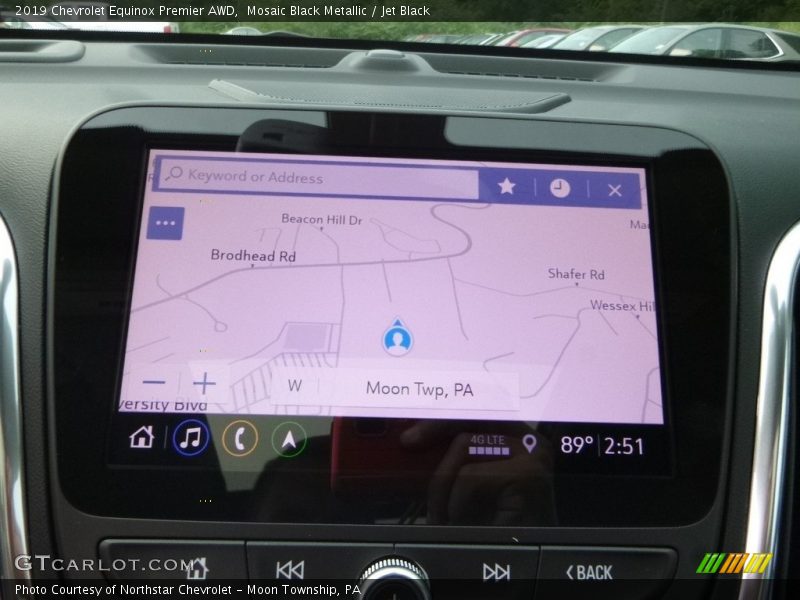 Mosaic Black Metallic / Jet Black 2019 Chevrolet Equinox Premier AWD