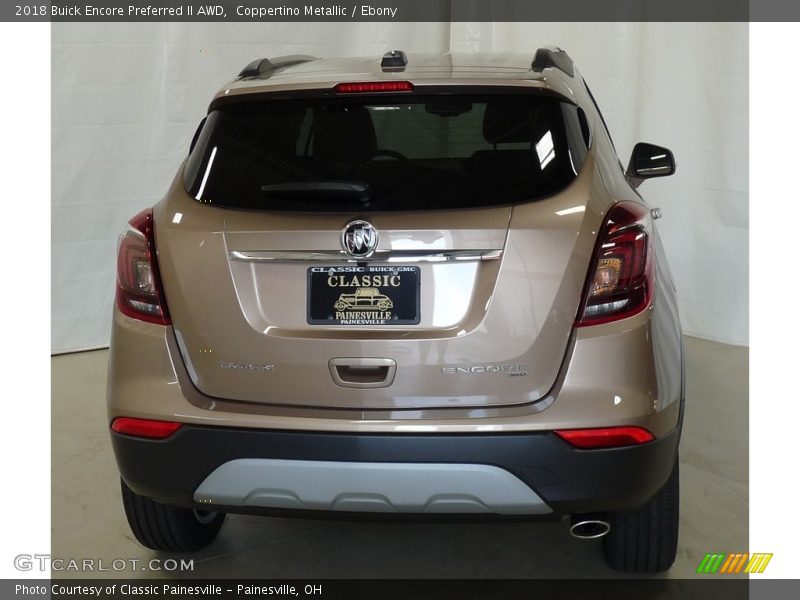 Coppertino Metallic / Ebony 2018 Buick Encore Preferred II AWD