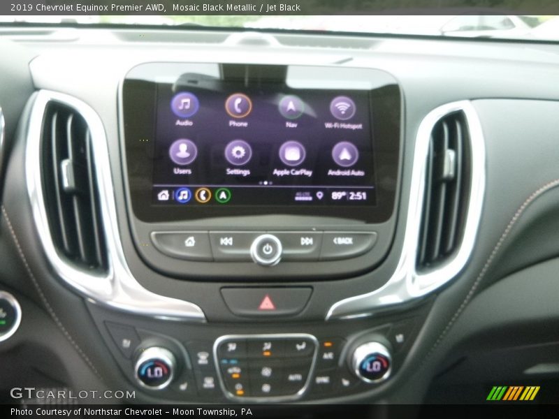 Mosaic Black Metallic / Jet Black 2019 Chevrolet Equinox Premier AWD