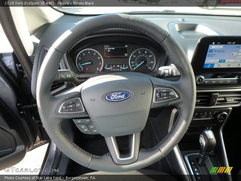 Smoke / Ebony Black 2018 Ford EcoSport SE 4WD