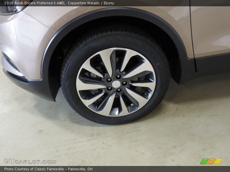 Coppertino Metallic / Ebony 2018 Buick Encore Preferred II AWD