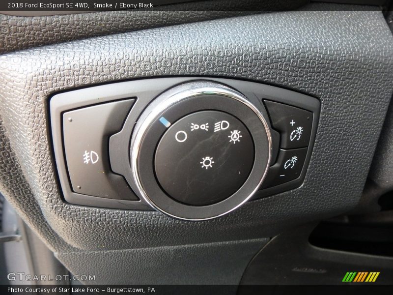 Smoke / Ebony Black 2018 Ford EcoSport SE 4WD