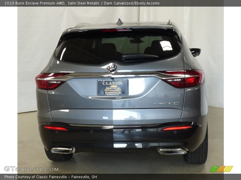 Satin Steel Metallic / Dark Galvanized/Ebony Accents 2019 Buick Enclave Premium AWD