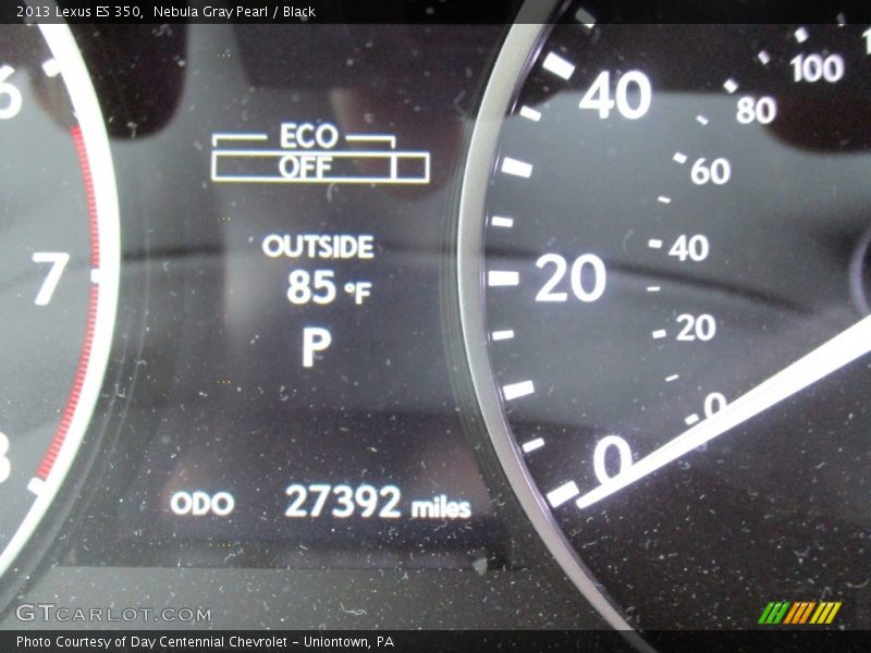 Nebula Gray Pearl / Black 2013 Lexus ES 350