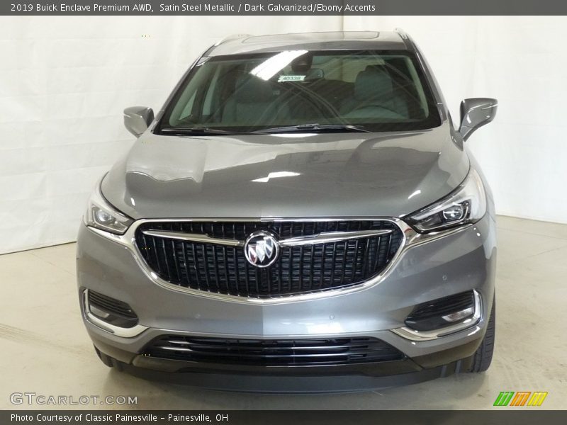 Satin Steel Metallic / Dark Galvanized/Ebony Accents 2019 Buick Enclave Premium AWD