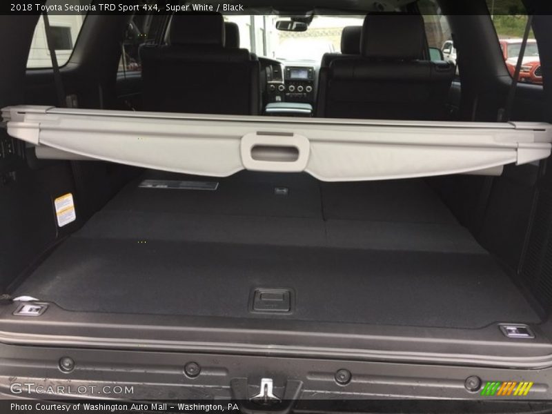Super White / Black 2018 Toyota Sequoia TRD Sport 4x4