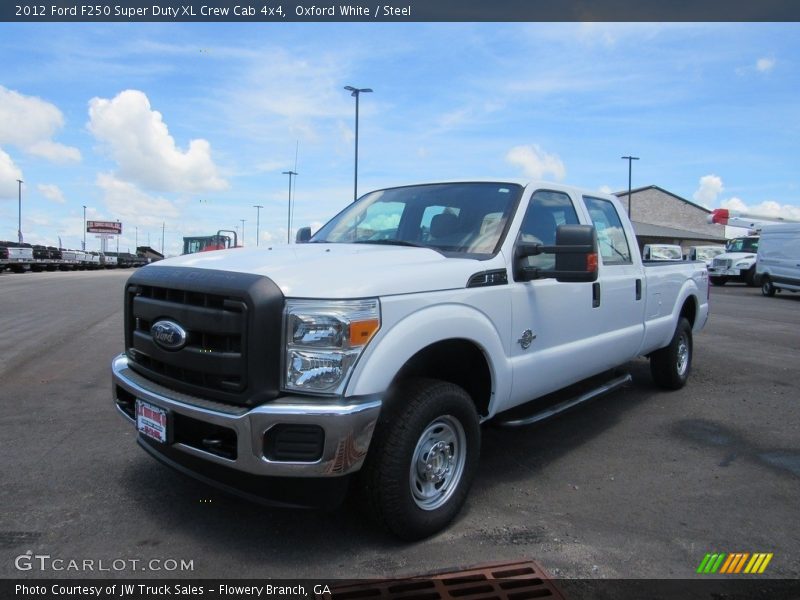 Oxford White / Steel 2012 Ford F250 Super Duty XL Crew Cab 4x4