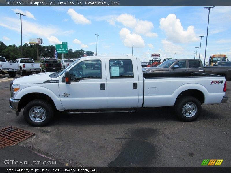 Oxford White / Steel 2012 Ford F250 Super Duty XL Crew Cab 4x4