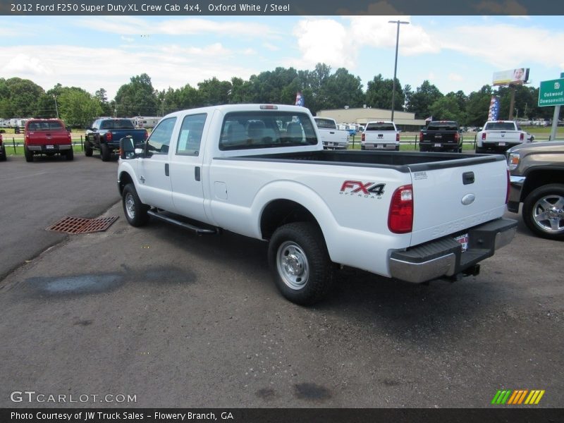 Oxford White / Steel 2012 Ford F250 Super Duty XL Crew Cab 4x4