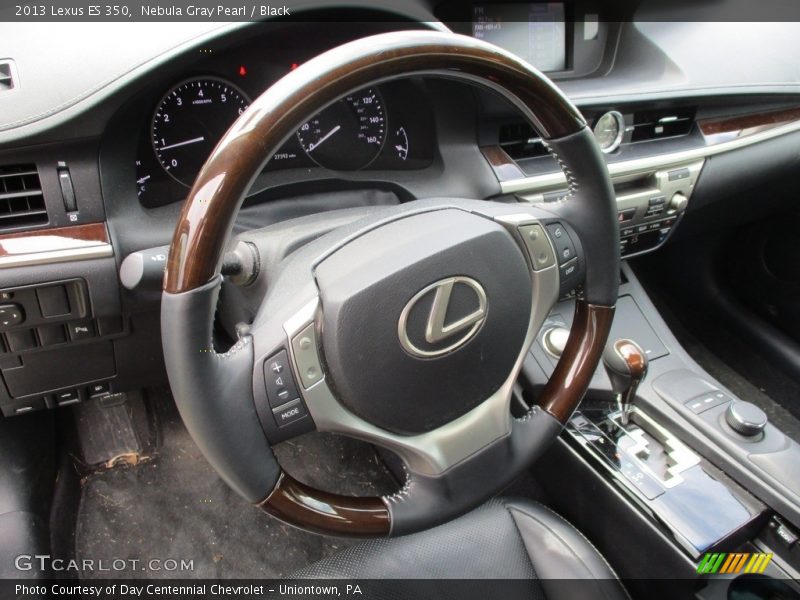 Nebula Gray Pearl / Black 2013 Lexus ES 350
