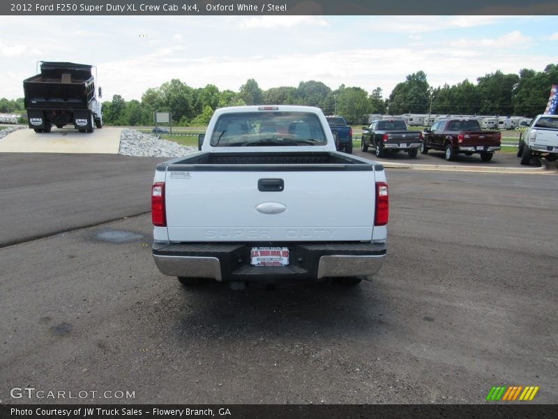 Oxford White / Steel 2012 Ford F250 Super Duty XL Crew Cab 4x4