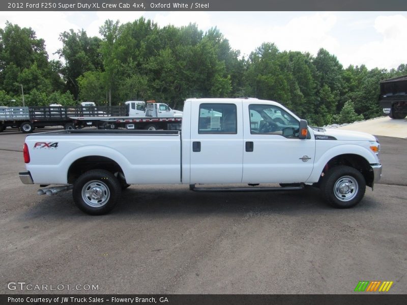 Oxford White / Steel 2012 Ford F250 Super Duty XL Crew Cab 4x4