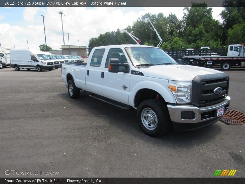 Oxford White / Steel 2012 Ford F250 Super Duty XL Crew Cab 4x4