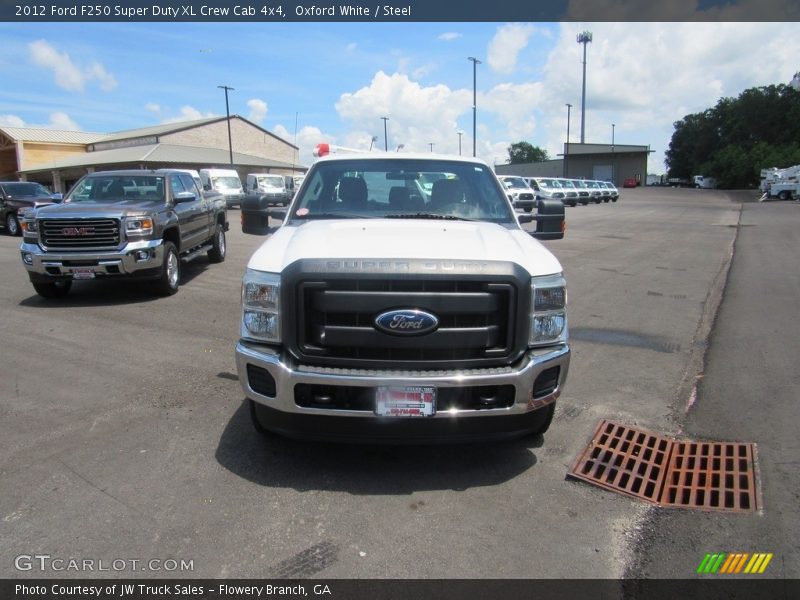 Oxford White / Steel 2012 Ford F250 Super Duty XL Crew Cab 4x4