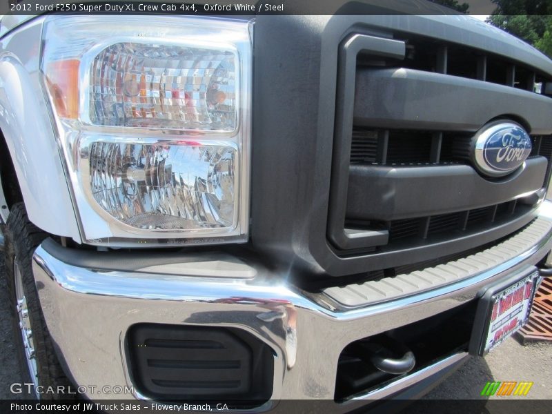 Oxford White / Steel 2012 Ford F250 Super Duty XL Crew Cab 4x4