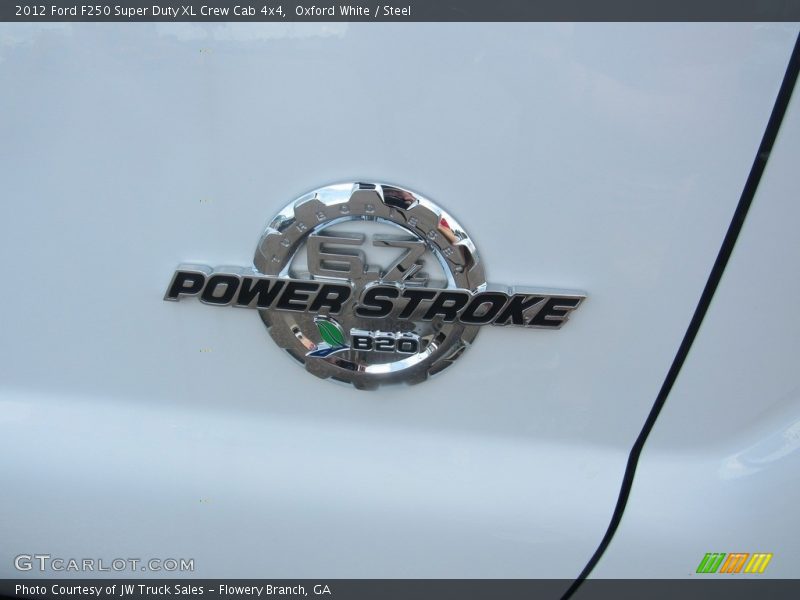 Oxford White / Steel 2012 Ford F250 Super Duty XL Crew Cab 4x4