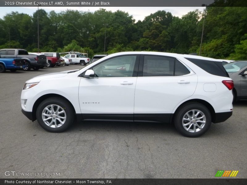 Summit White / Jet Black 2019 Chevrolet Equinox LT AWD